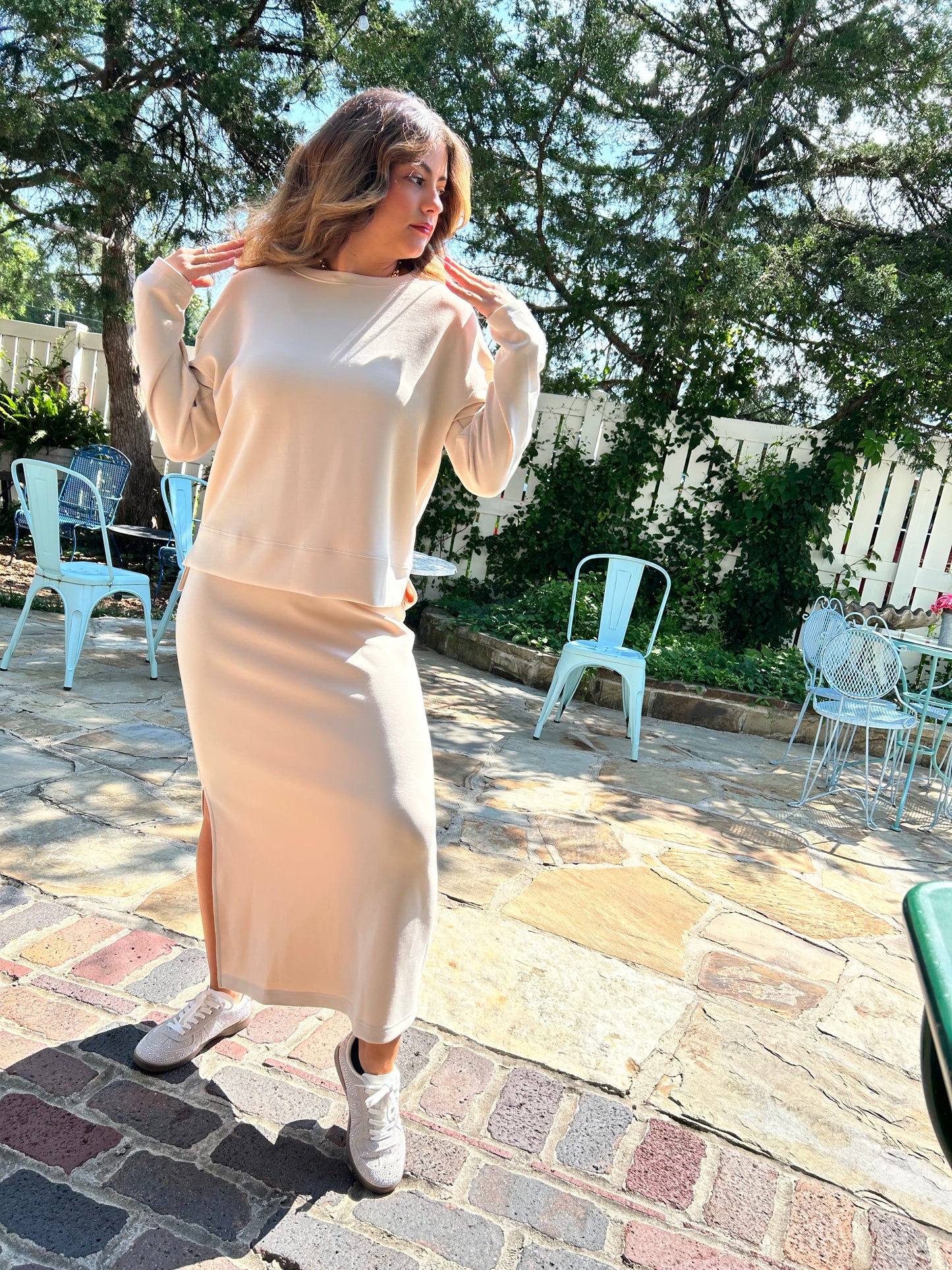 Luxe Sweatshirt Cream