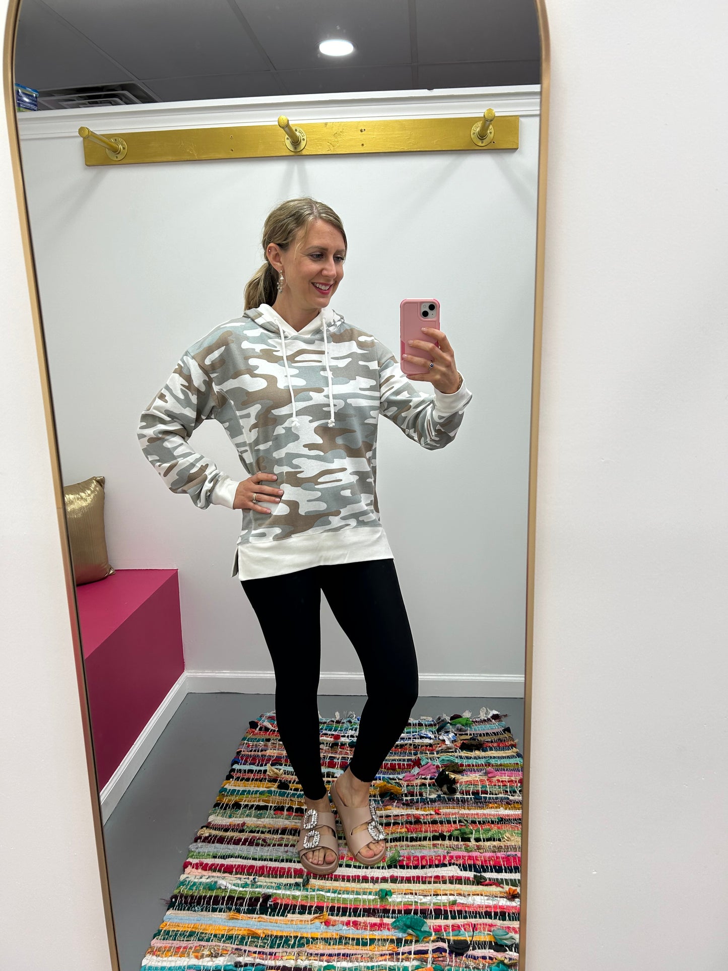 Camo Hoodie Sweatshirt