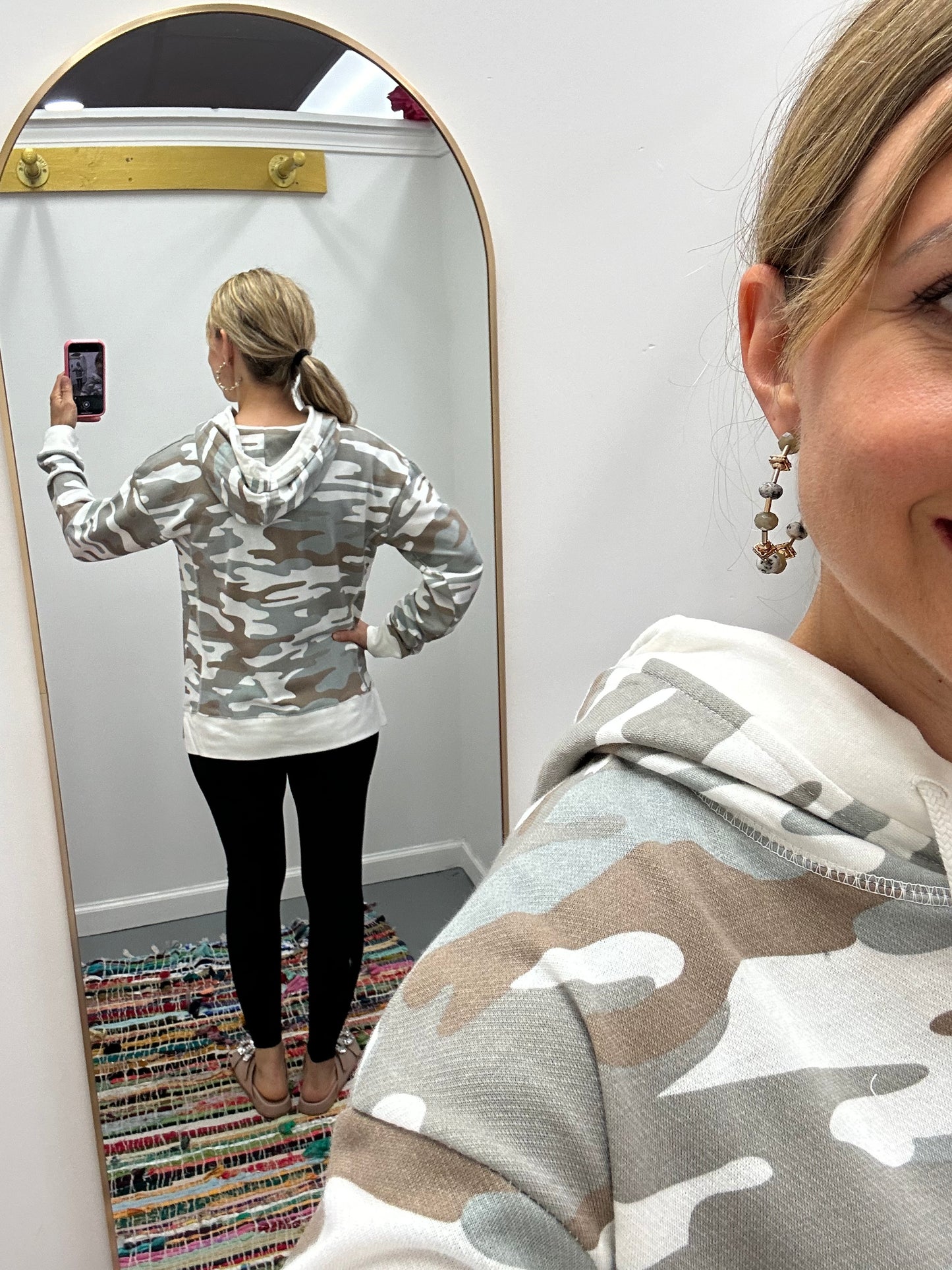 Camo Hoodie Sweatshirt