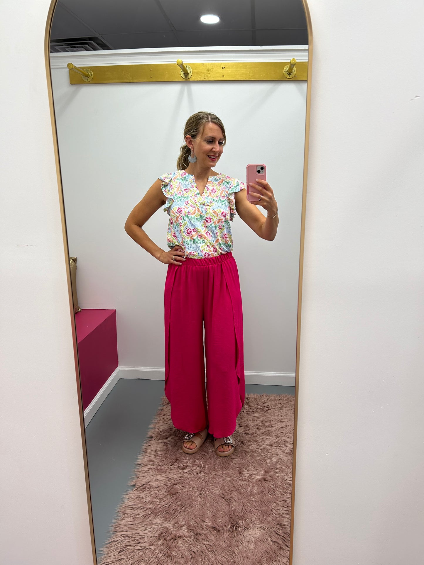 Wide Slit Pants