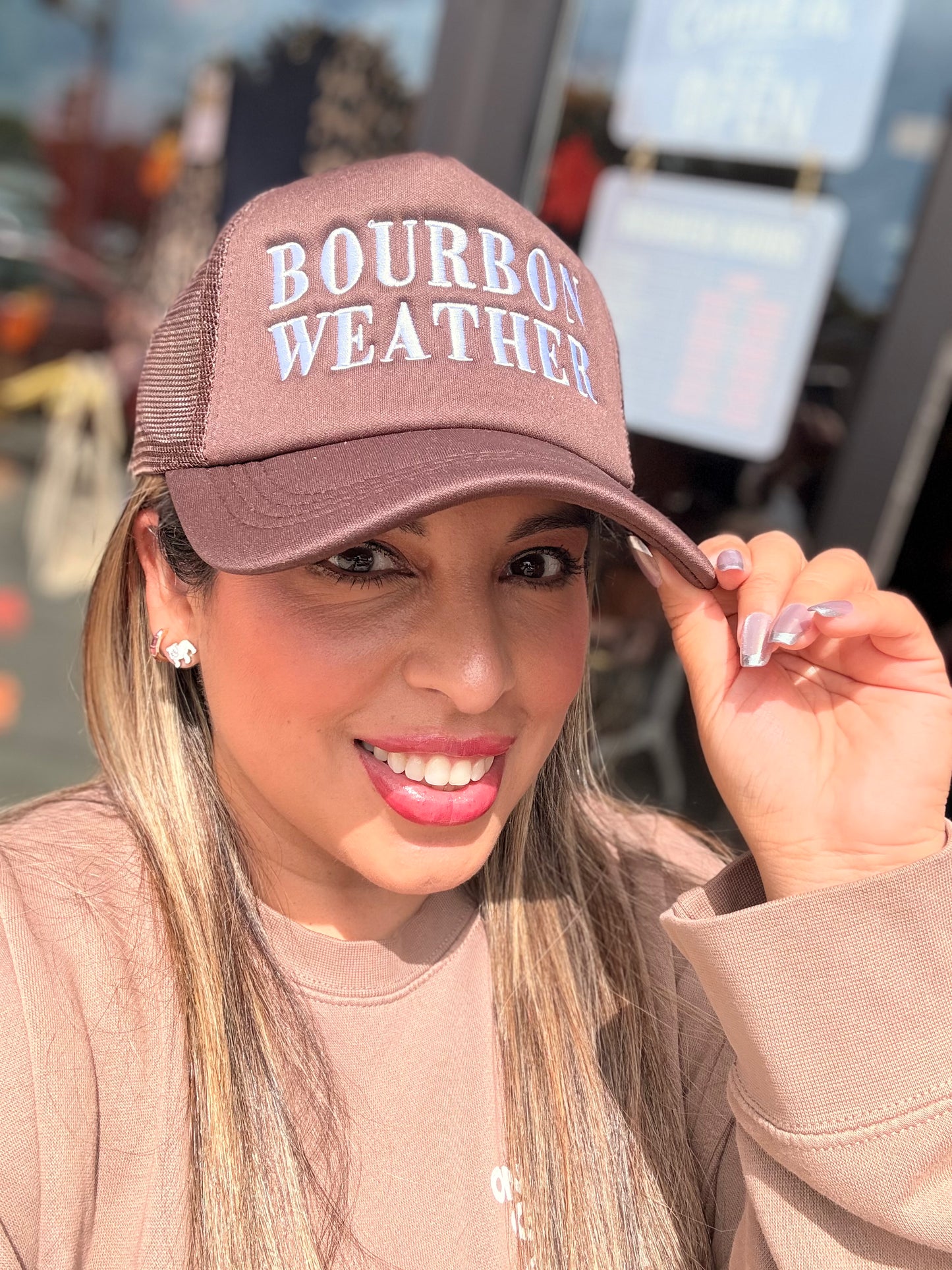Bourbon Weather Trucker Hat