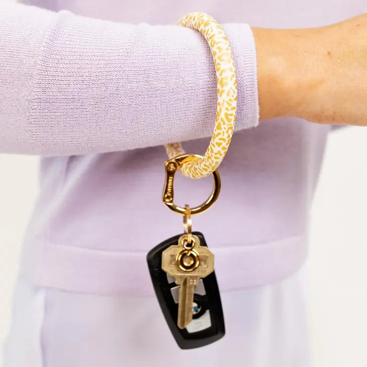 Key Ring Gold Cheetah – Fiorella's Boutique - Main Image