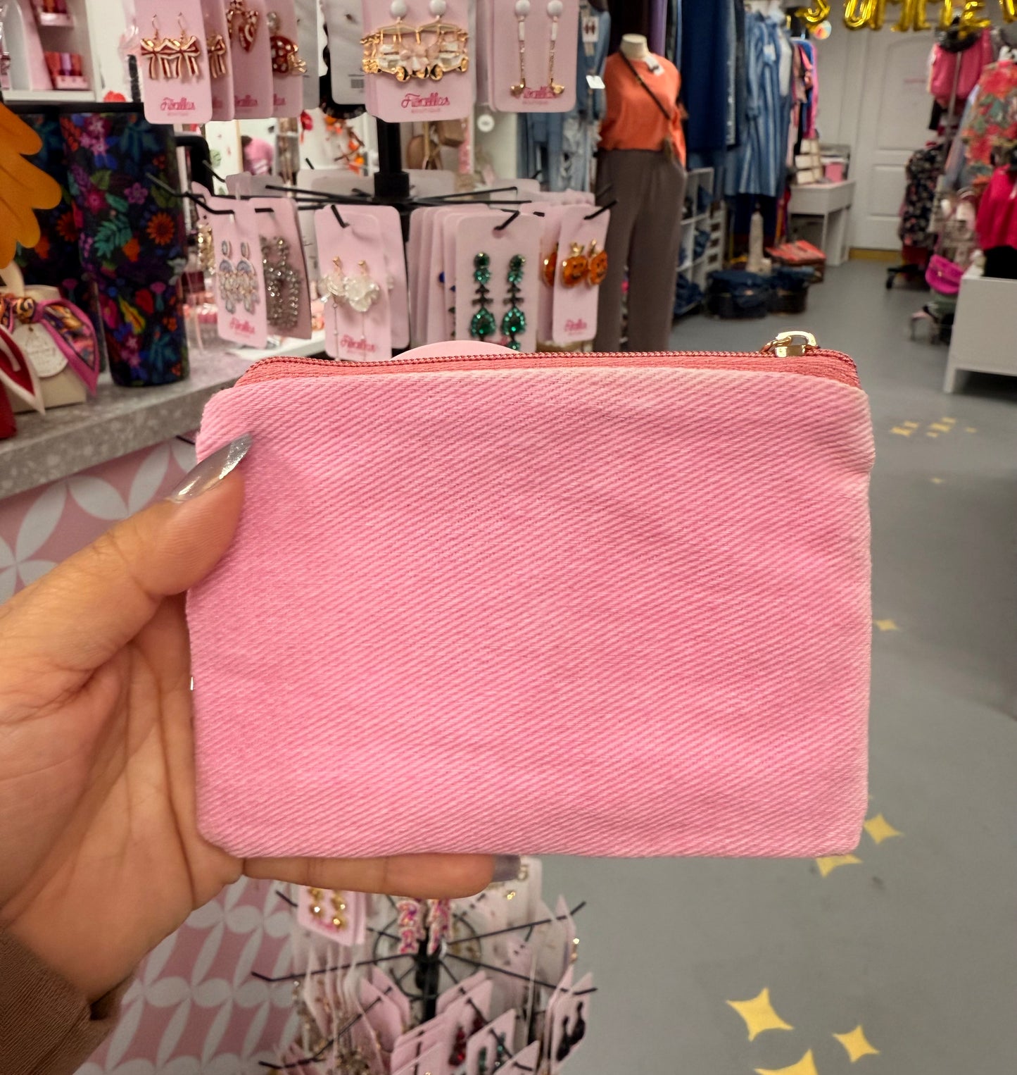 Sequin Coin Pouch Golf