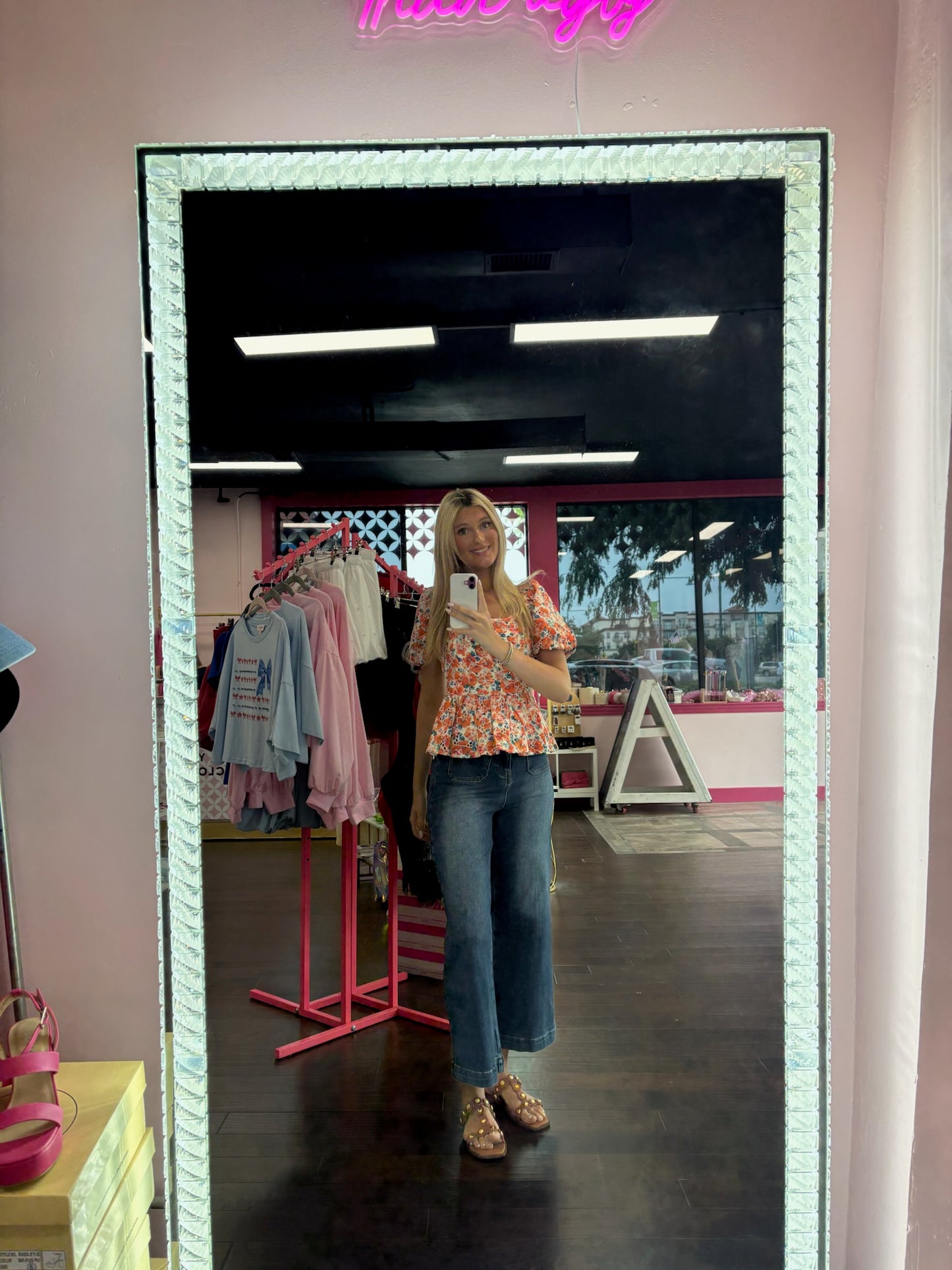 Poppy Peplum Top