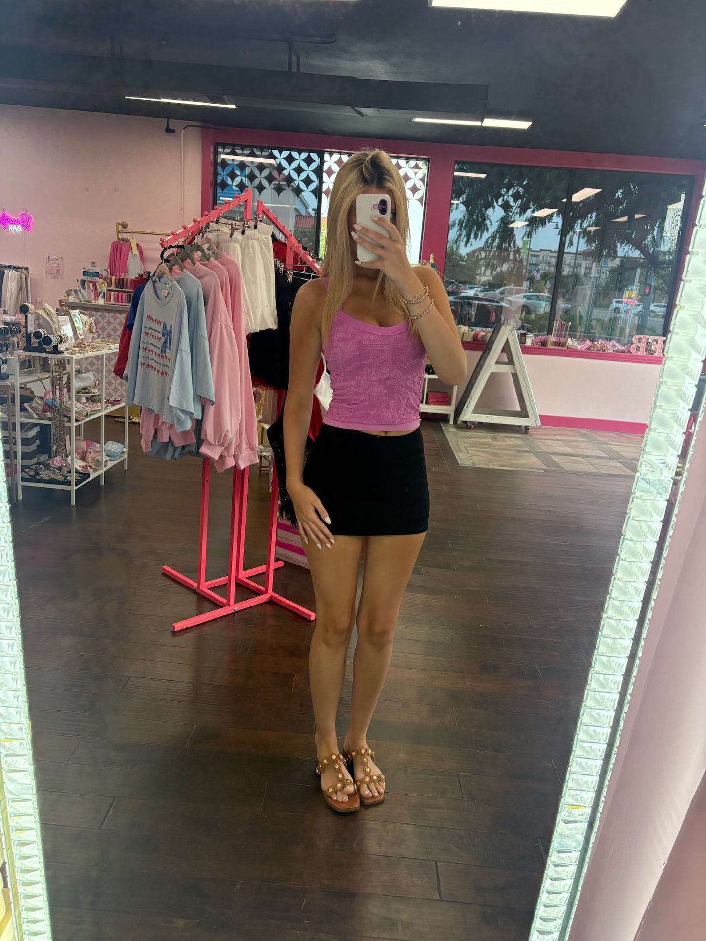 Ribbed Mini Skort