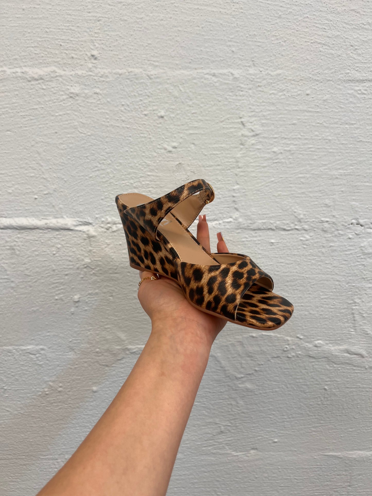 Elevated Leopard Heel