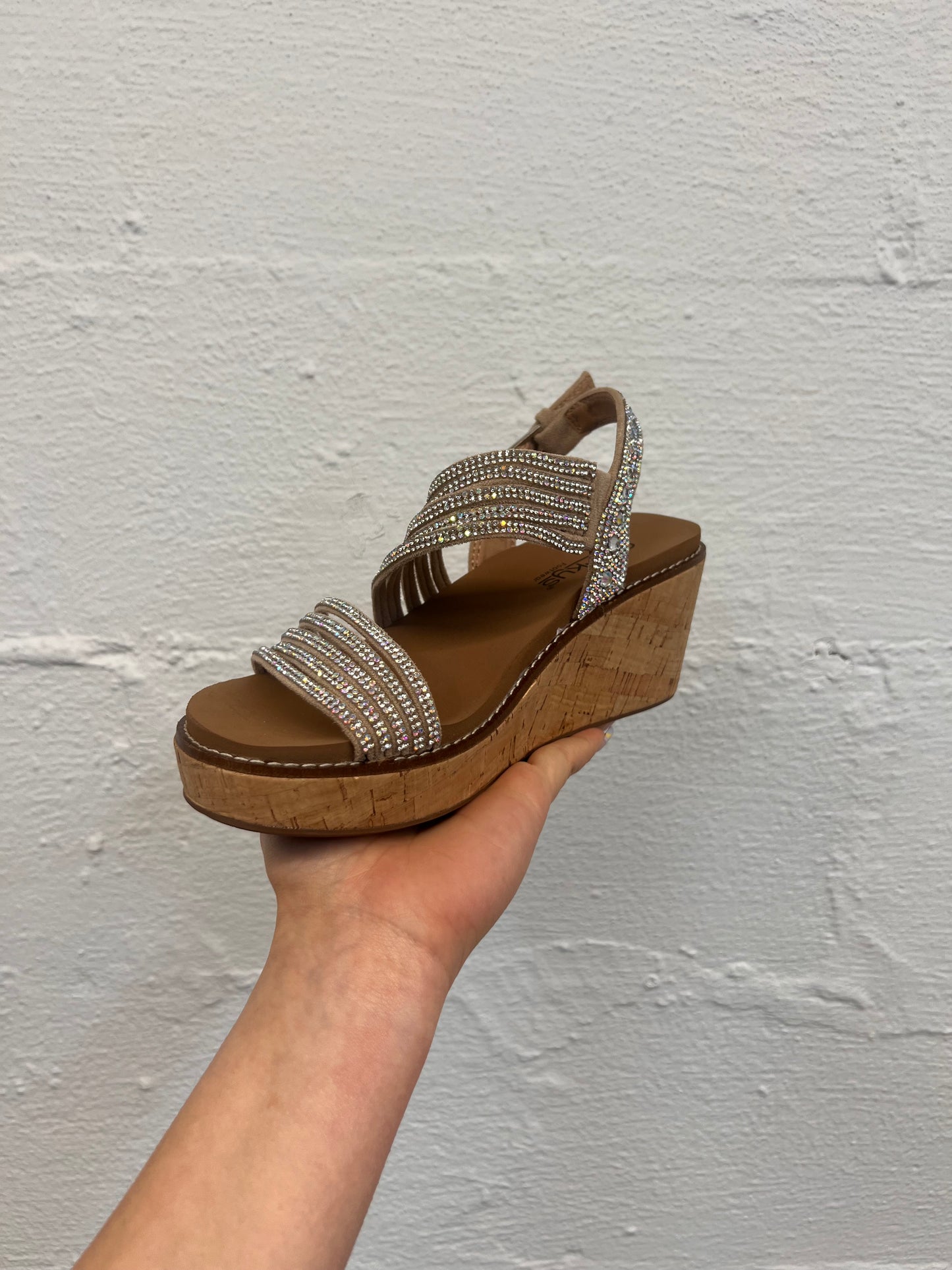 Champagne Sparkle Wedge