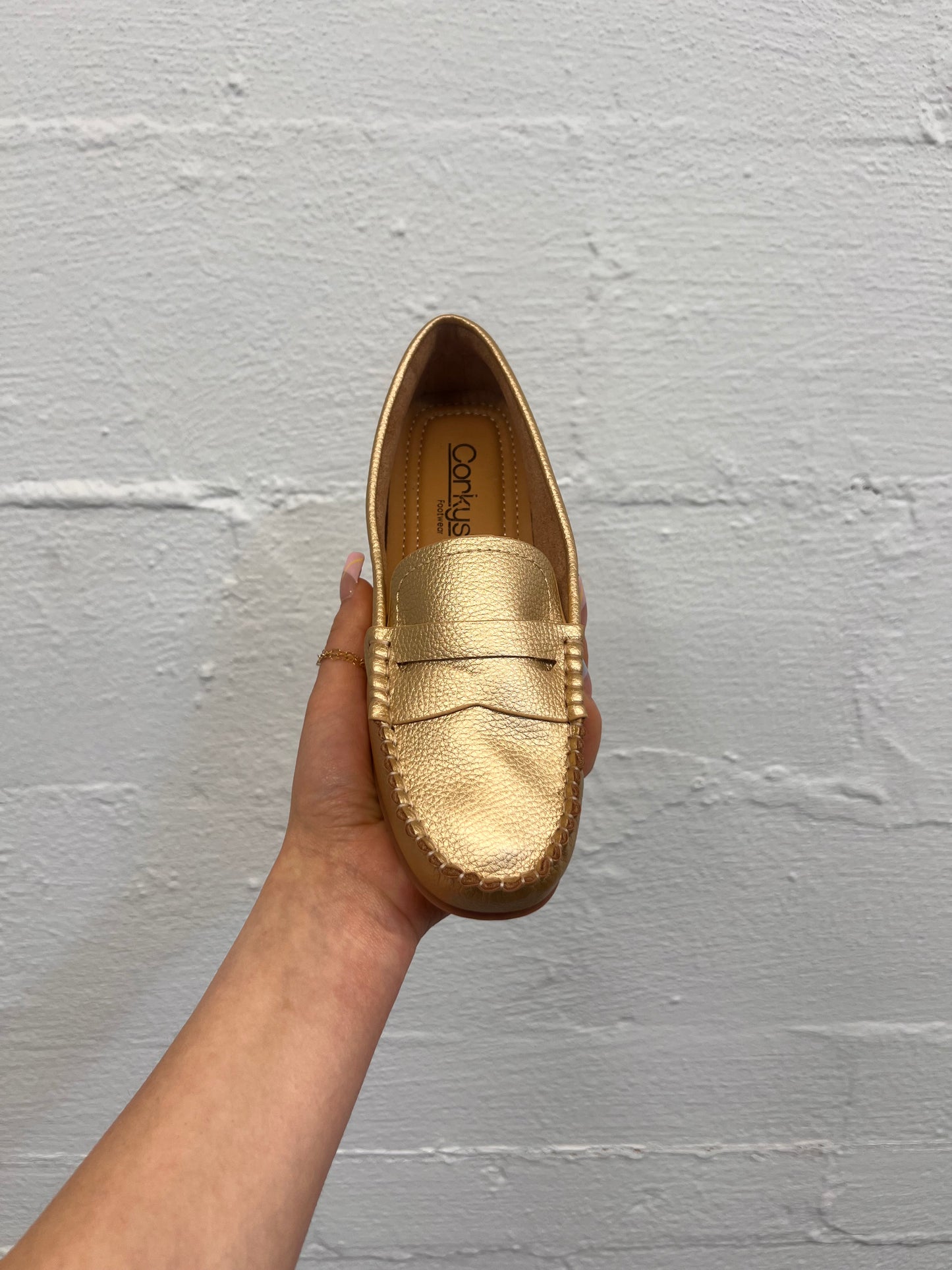 Golden Girls Loafers Gold