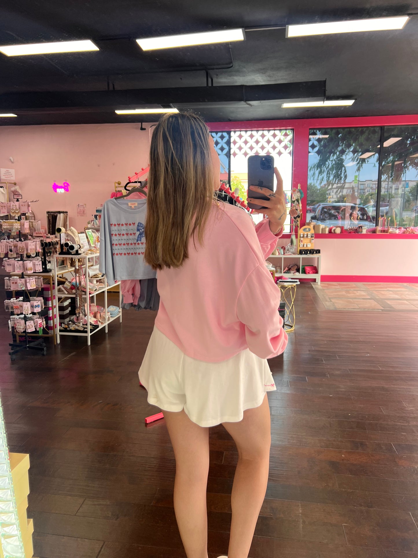 Pearl Bow Skort
