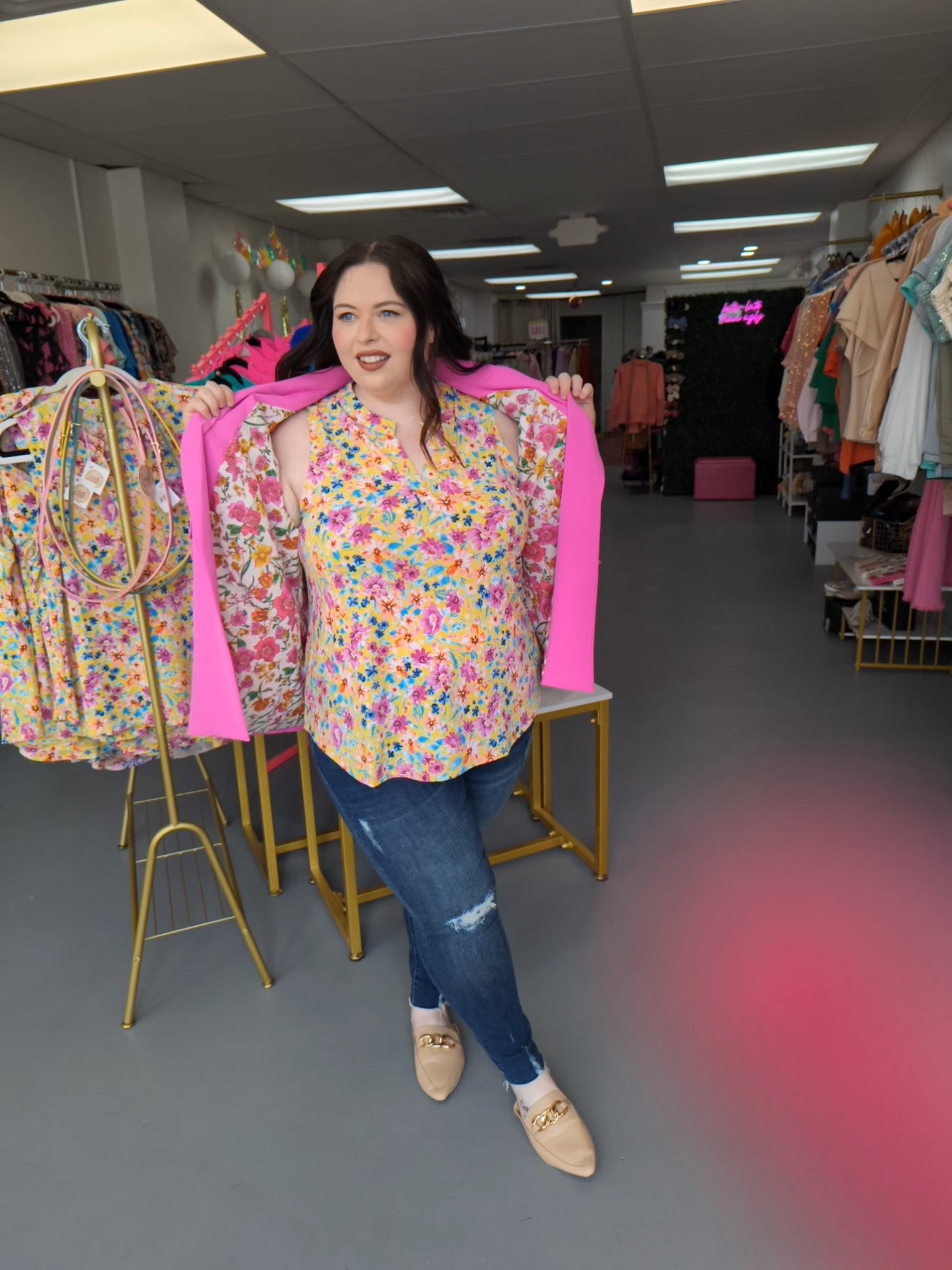 3/4 Sleeve Blazer - Orchid (XS - 3X)