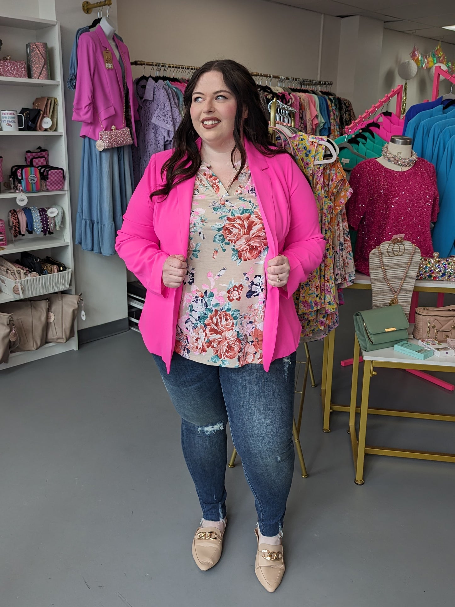 Doll Blazer - Neon Pink