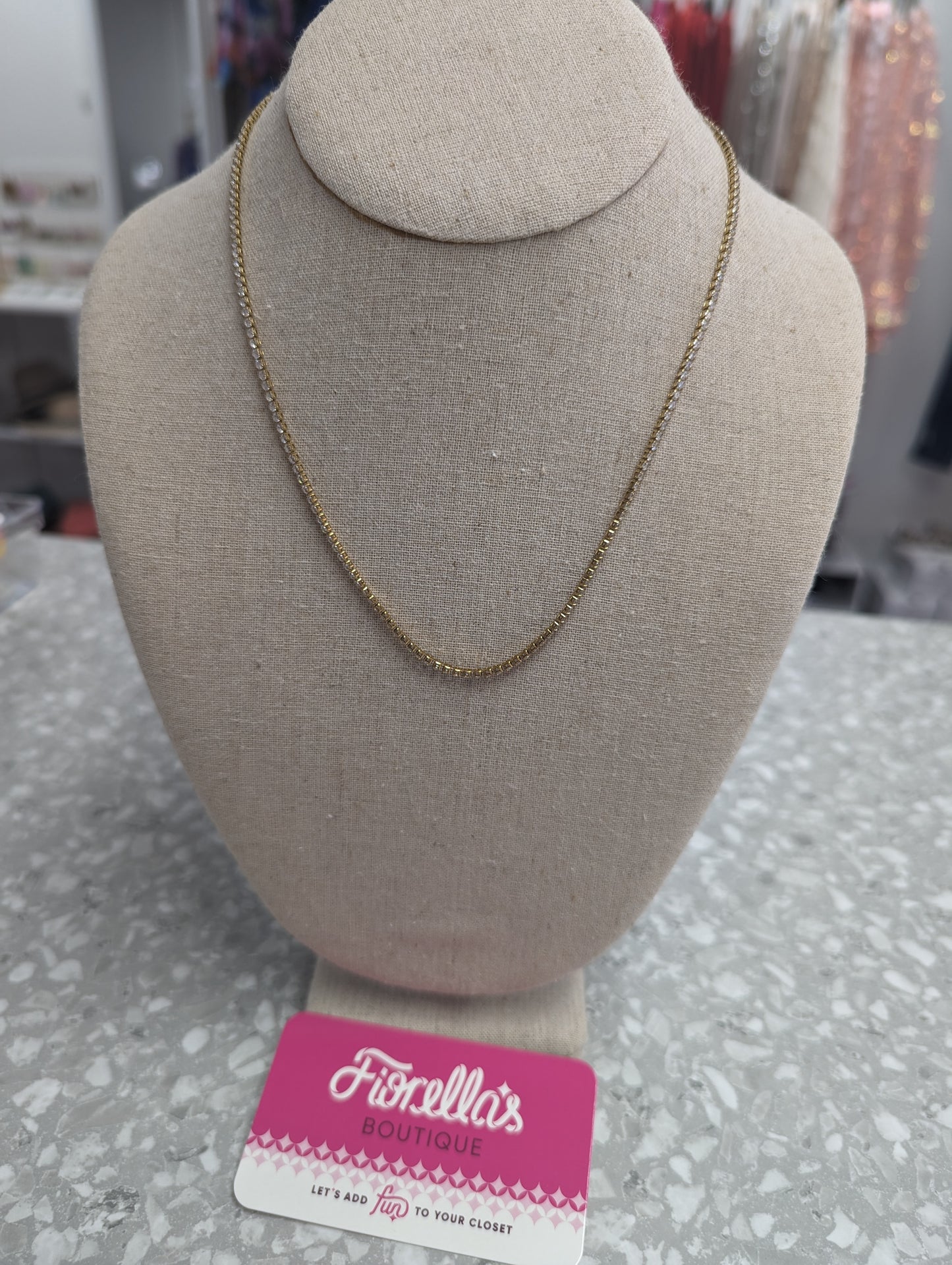 Tennis Necklace Delicate