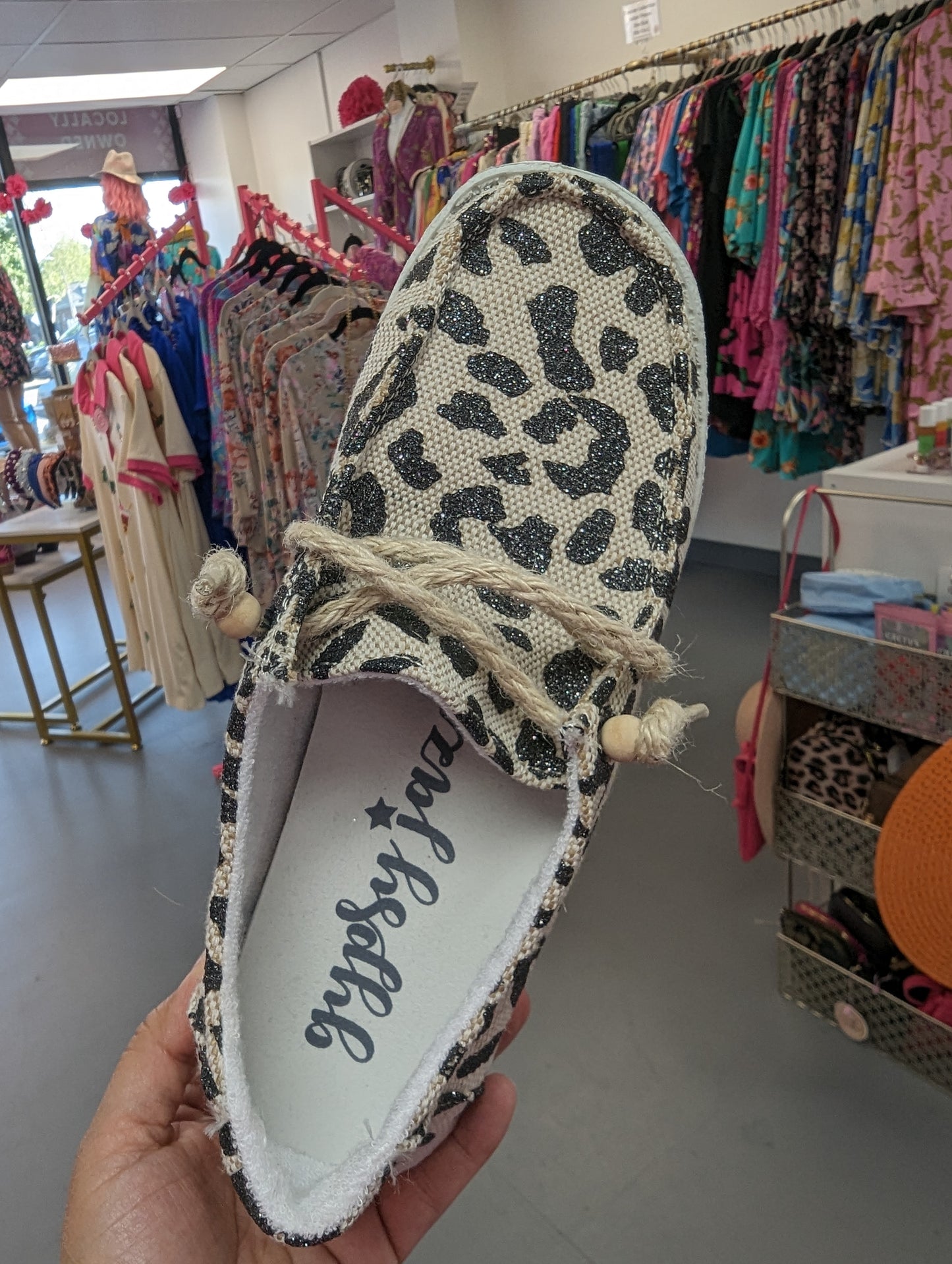 Leopard Slip On Shoes