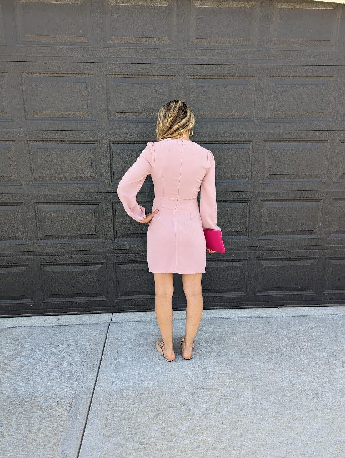 Rose Dress w Front Tie