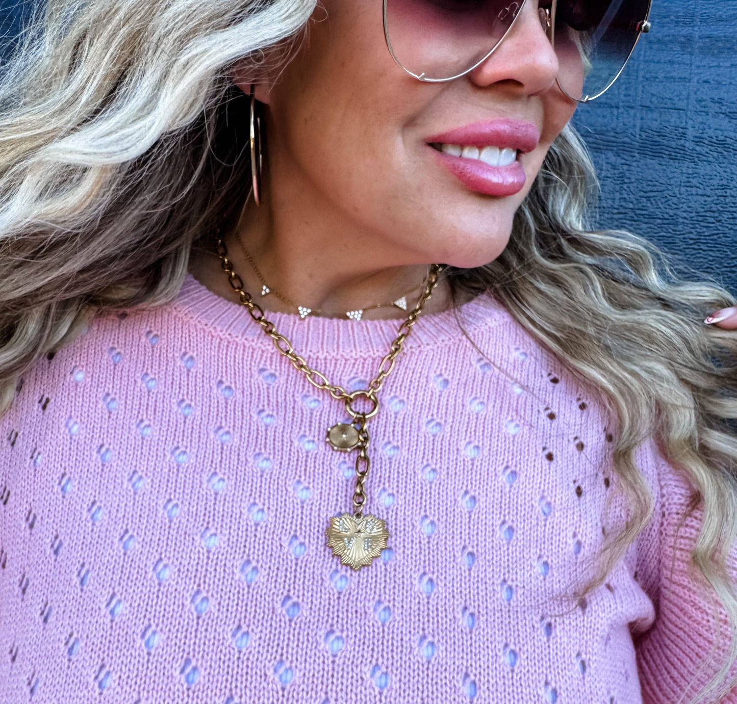 Corazon Charm Necklace