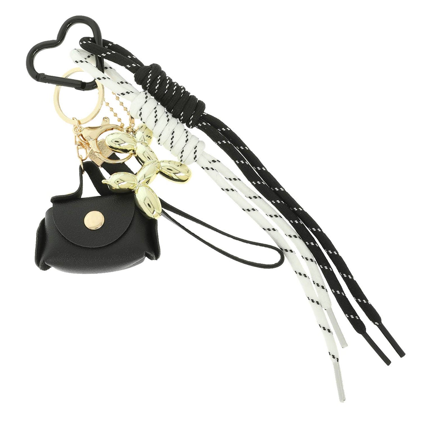 Bag Charm Rope Black