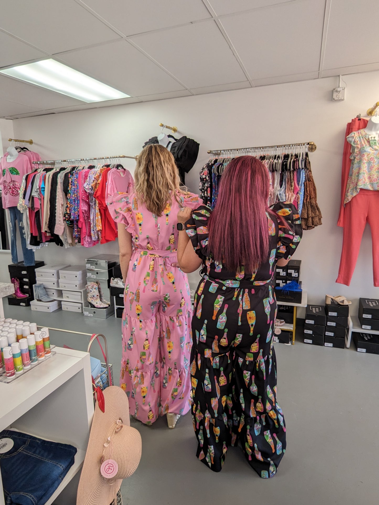 Champagne Fiesta Jumpsuit Black