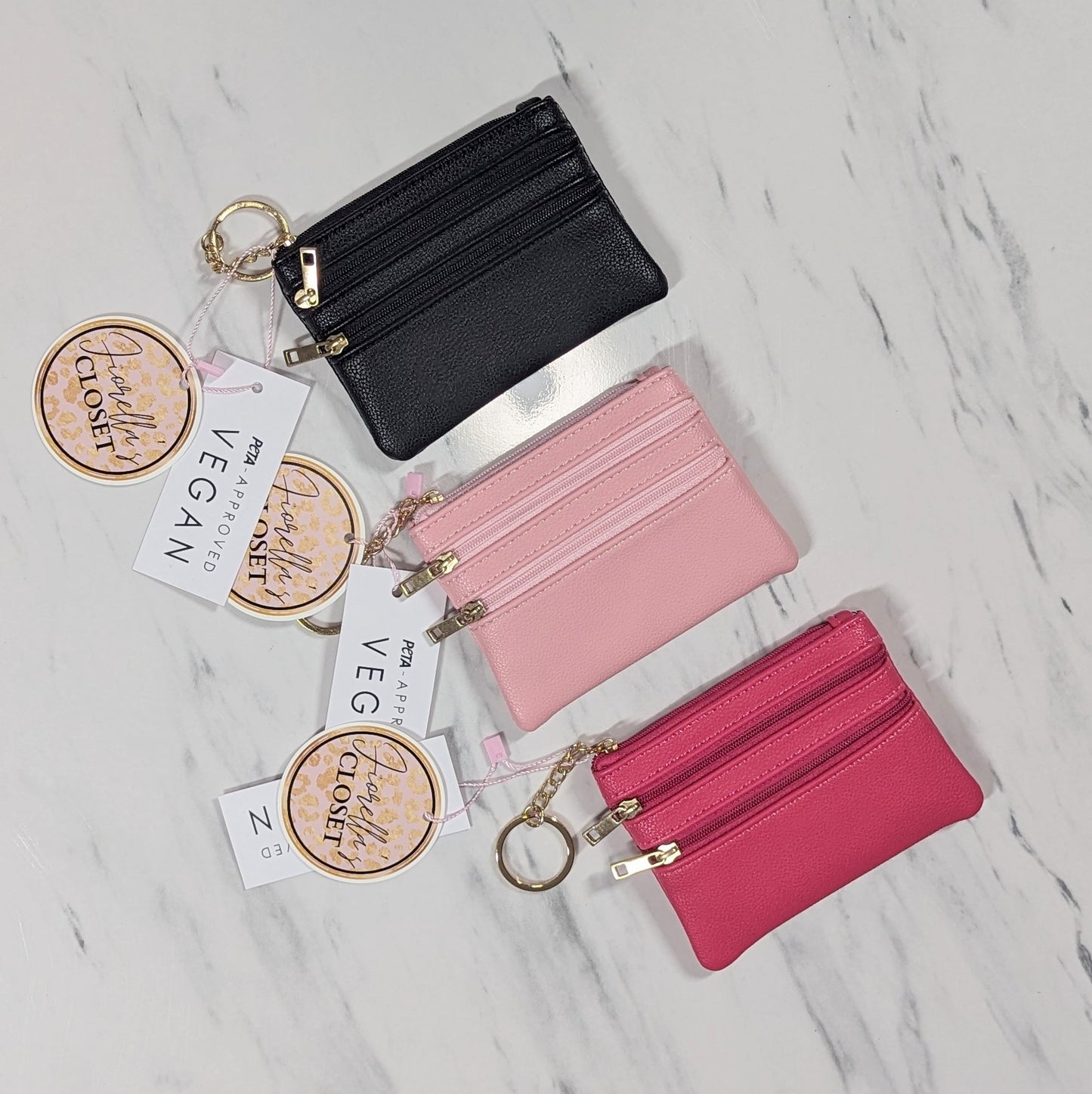 Vegan Leather Coin Pouch