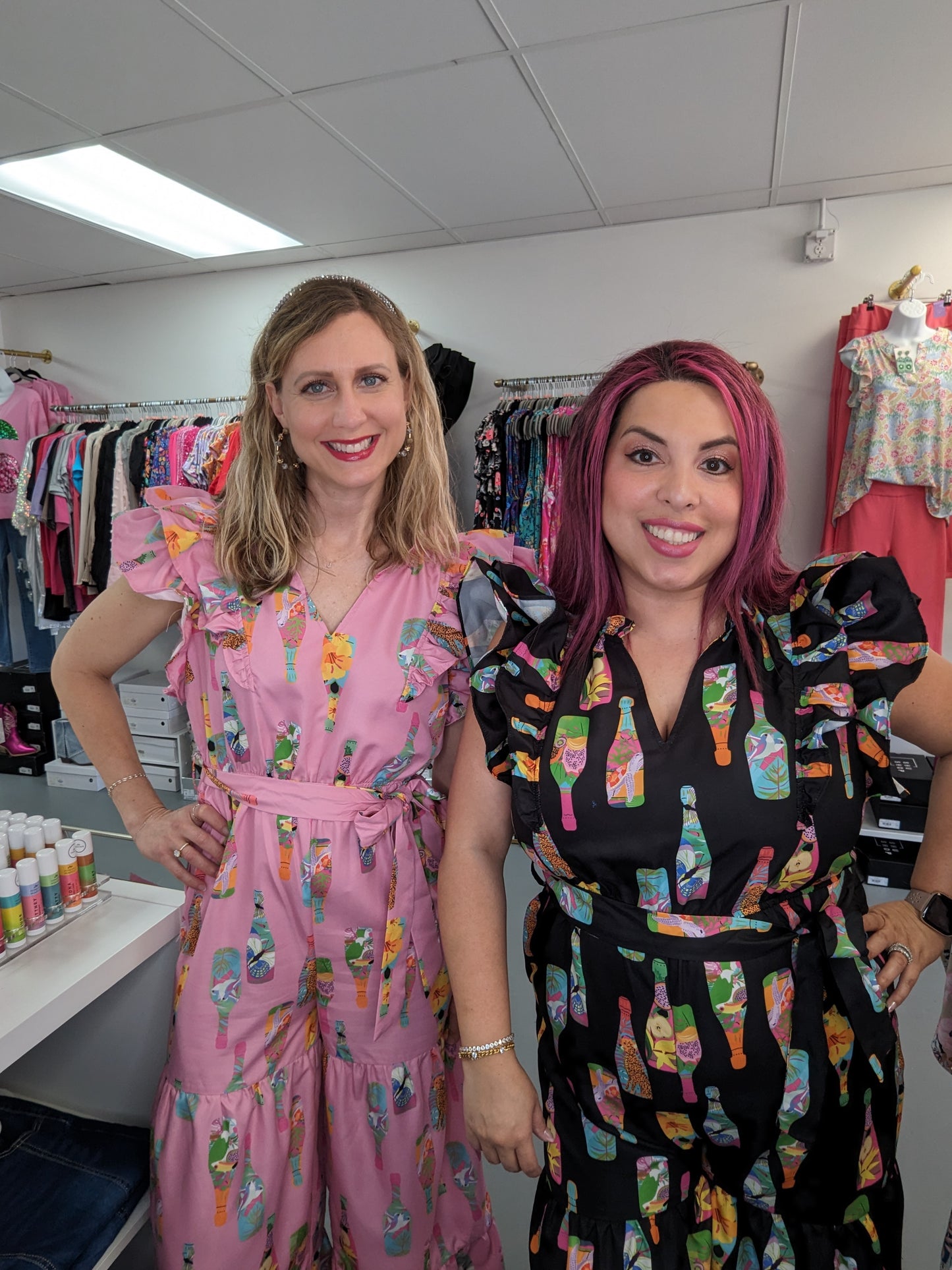 Champagne Fiesta Jumpsuit Pink