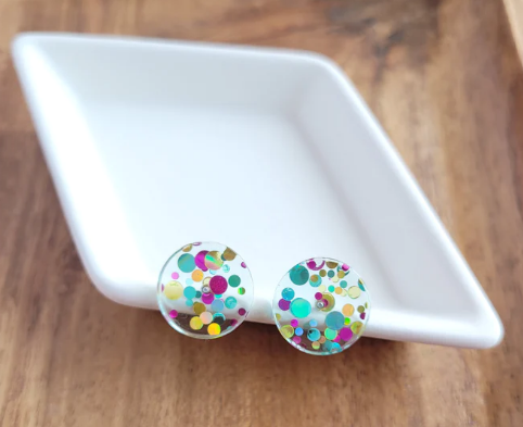 Confetti Studs