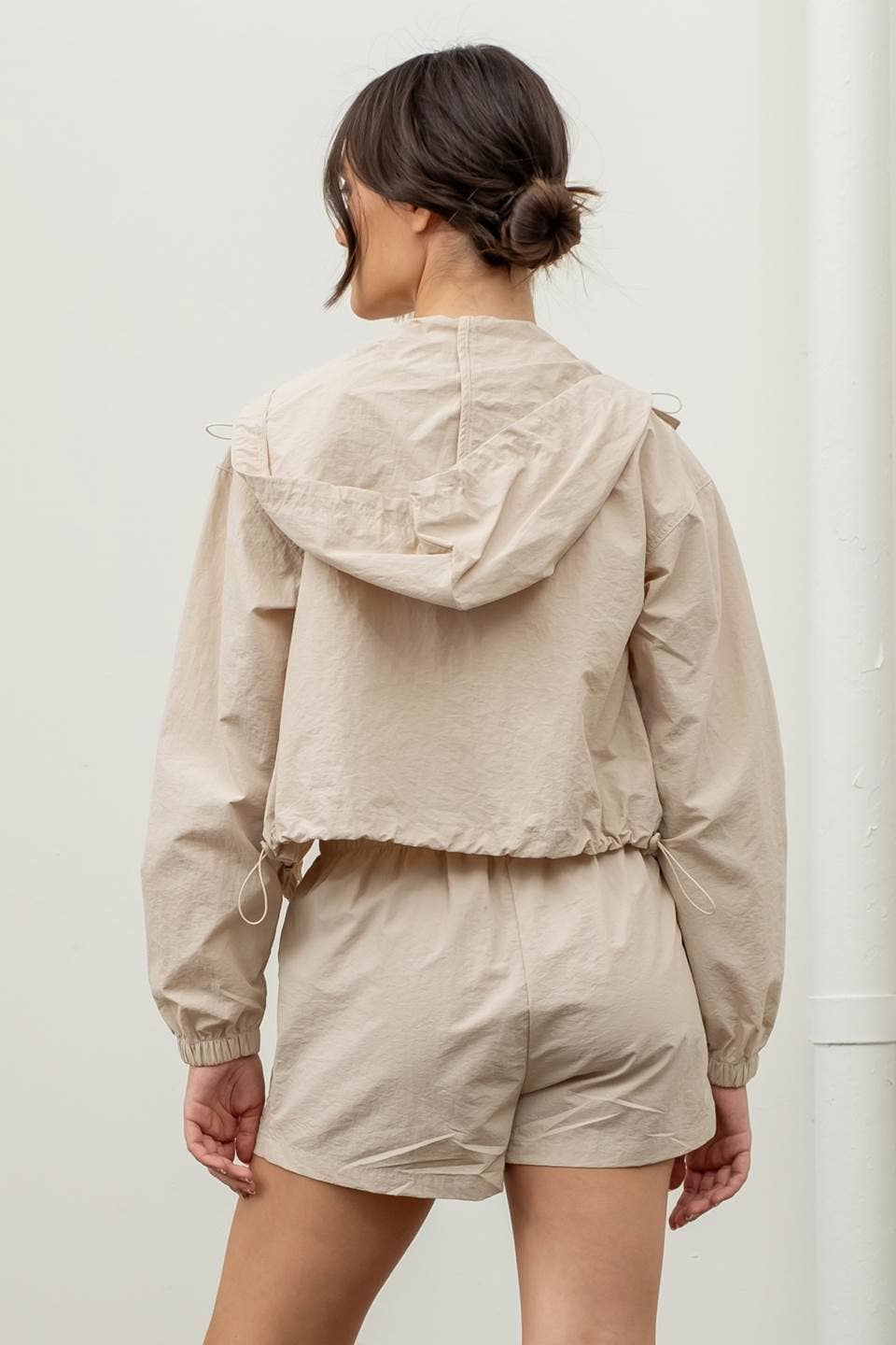 City Breeze Cropped Windbreaker