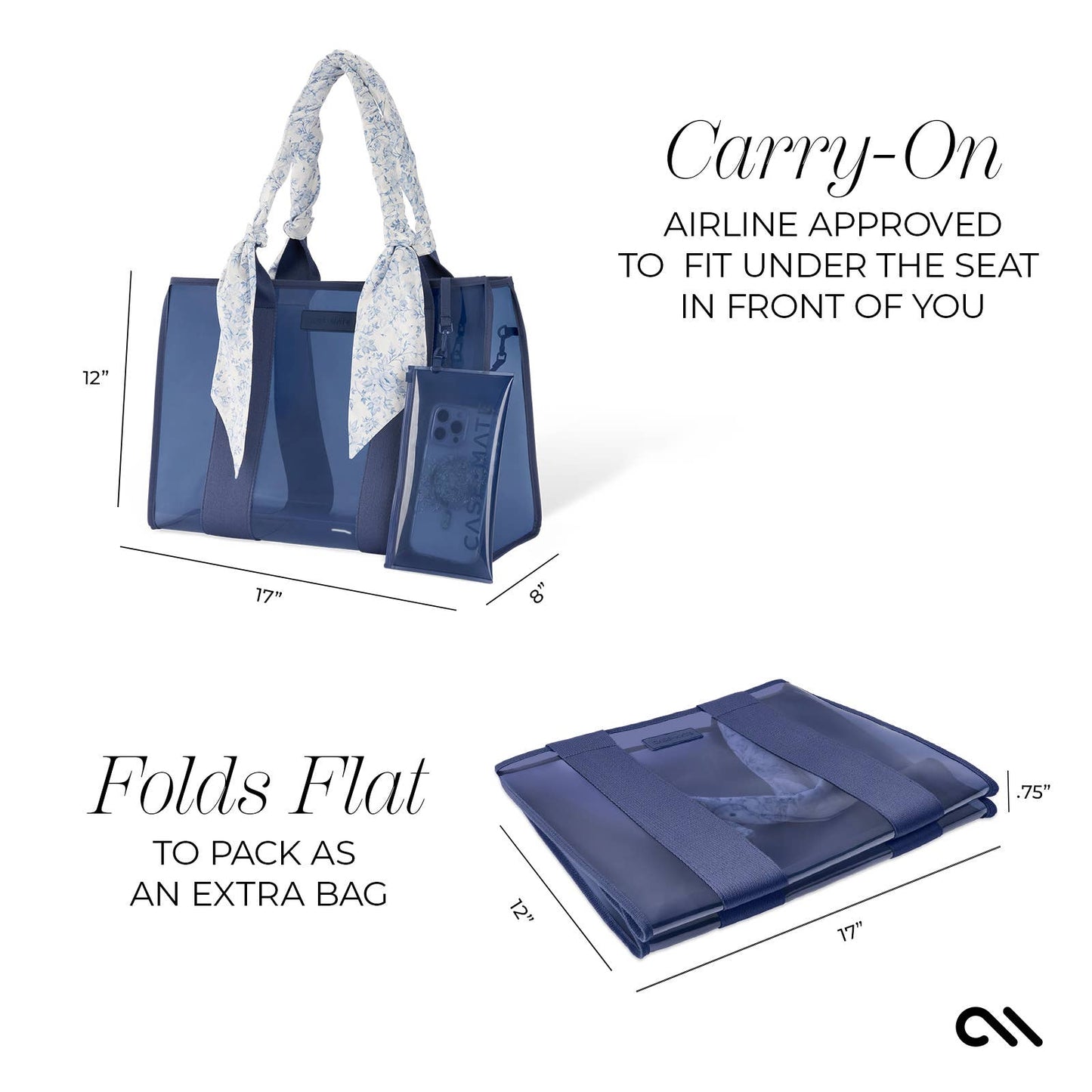 Something Navy Twilly Jelly Tote