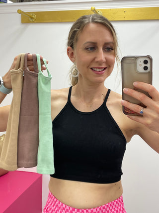 Racerback Cami Dusty Rose