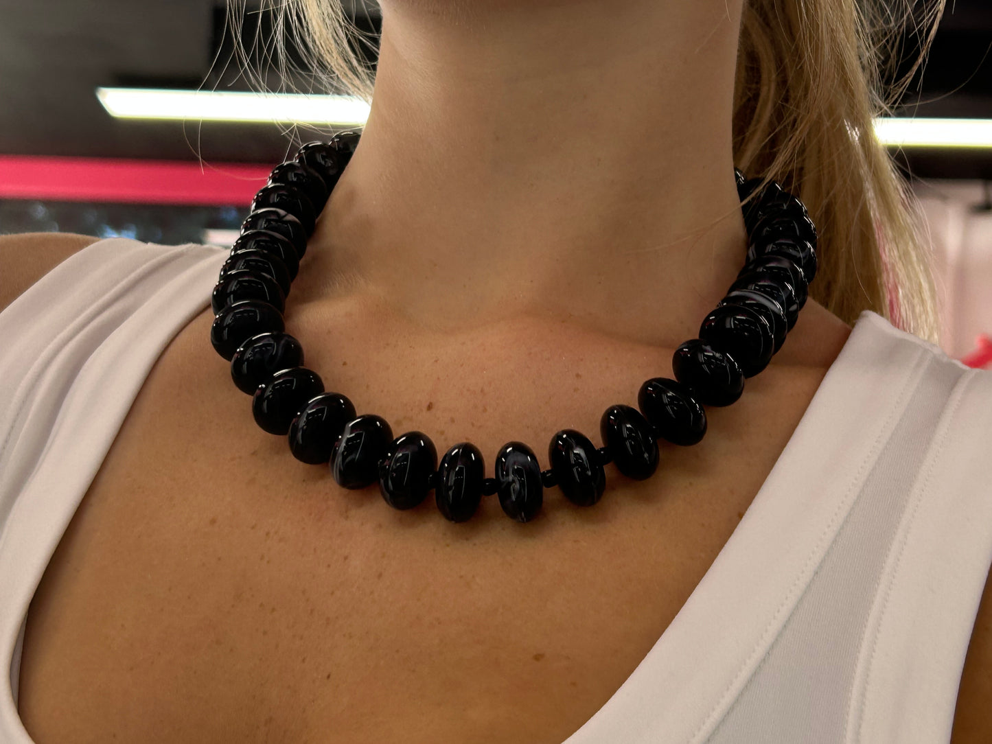 Pop of Color Beaded Necklace