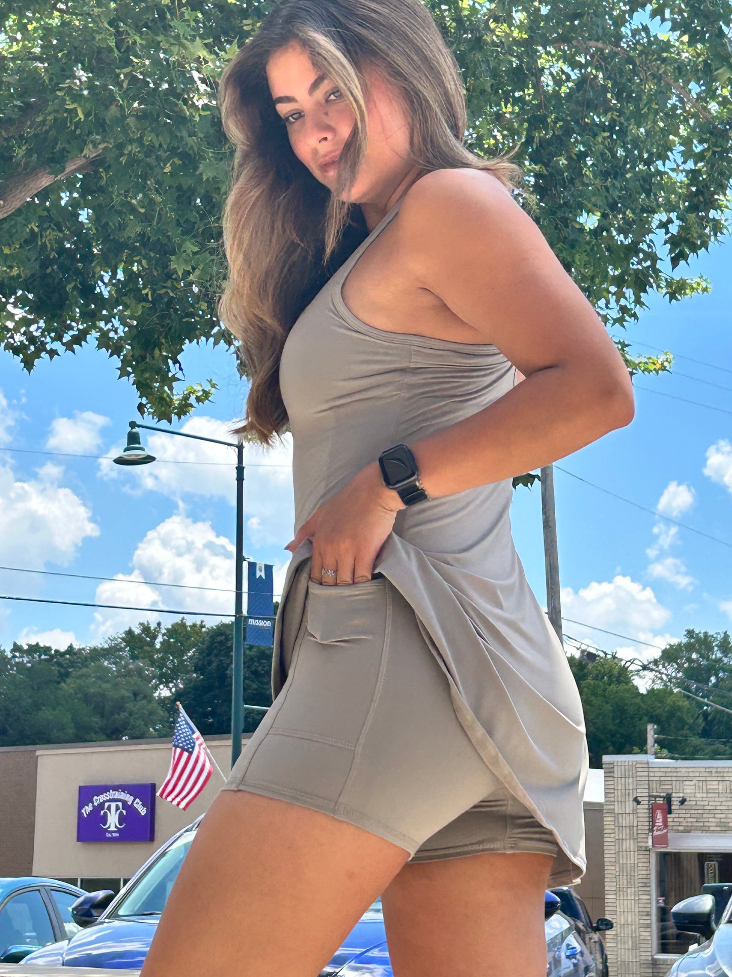 Active Romper Stone