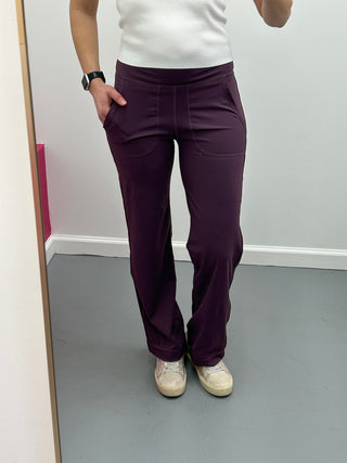 Straight Leg Butter Leggings Grape