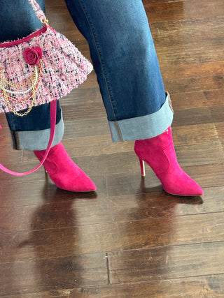 Hot Girl Pink Bootie