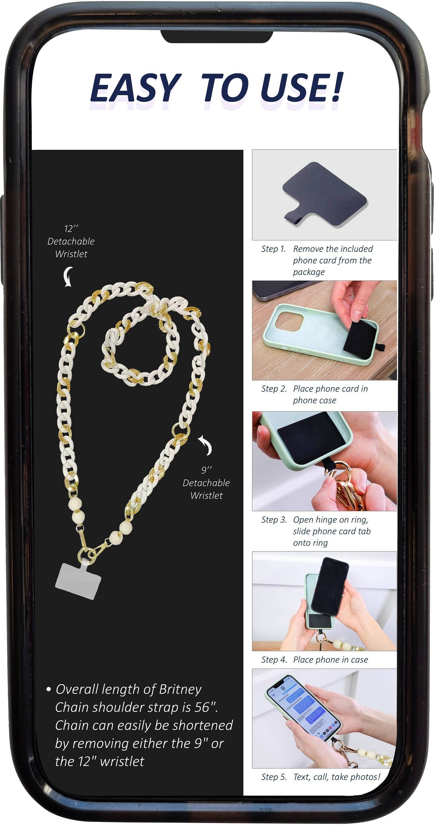 Clip & Go Chain Pink