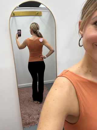 Boat Neck Tank Sunset