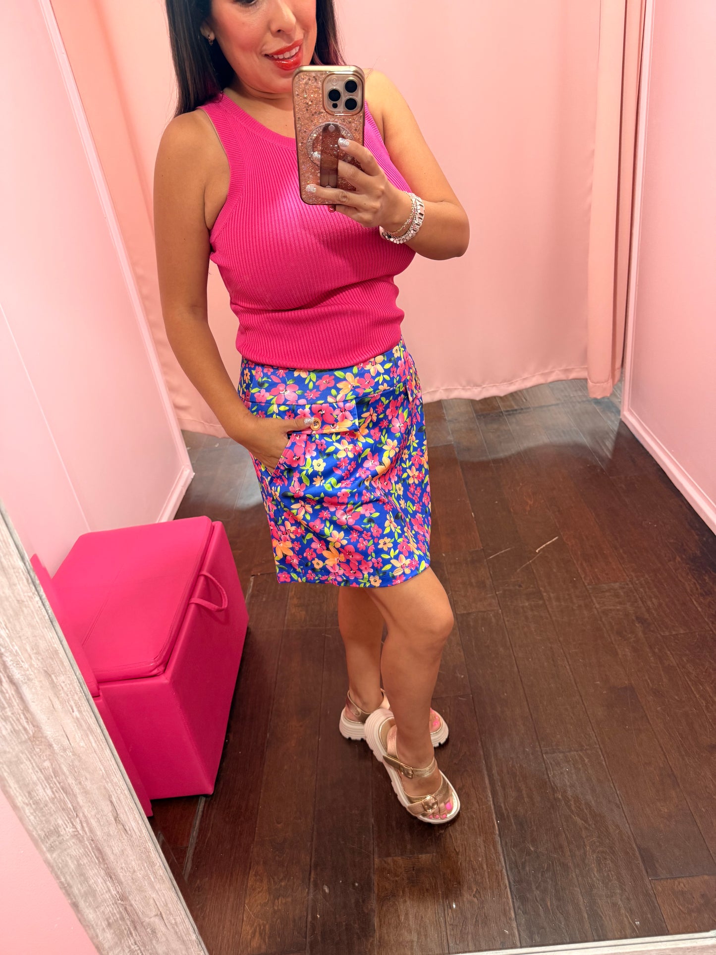 Knit Tank Pink