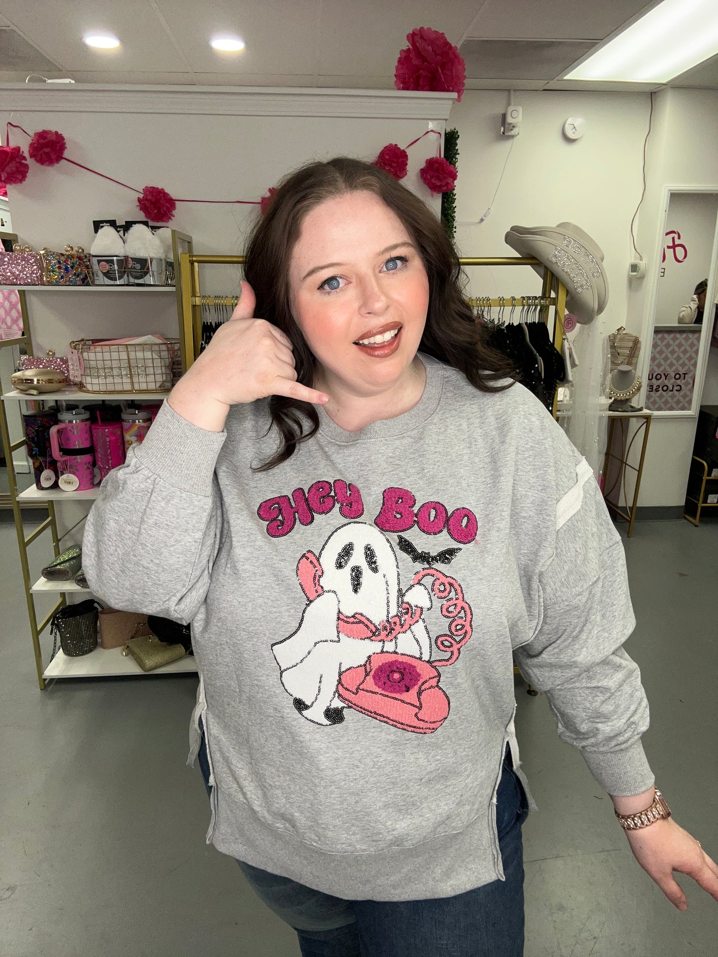 Hey Boo Sweatshirt