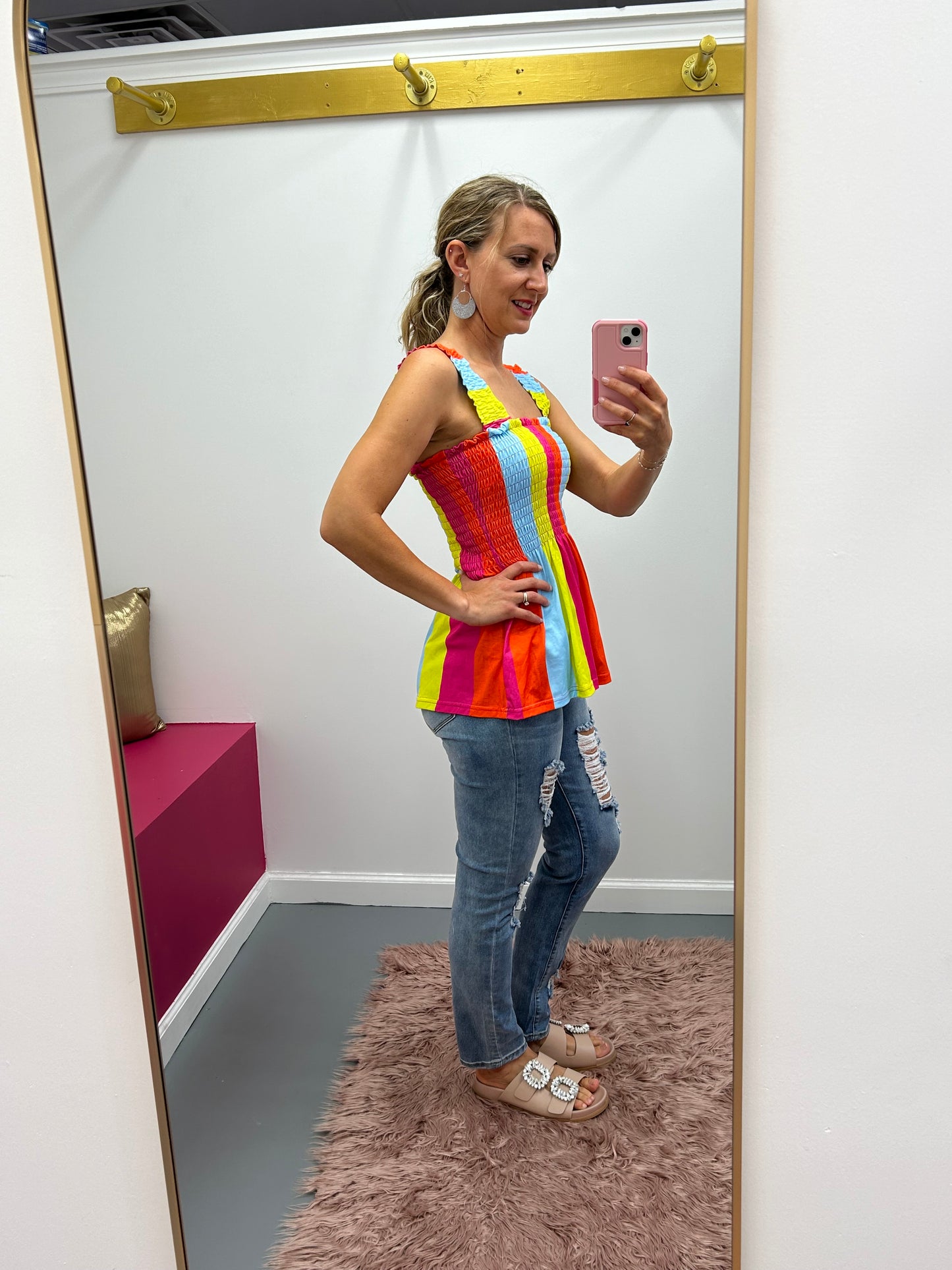 Striped Tank Bright Colors