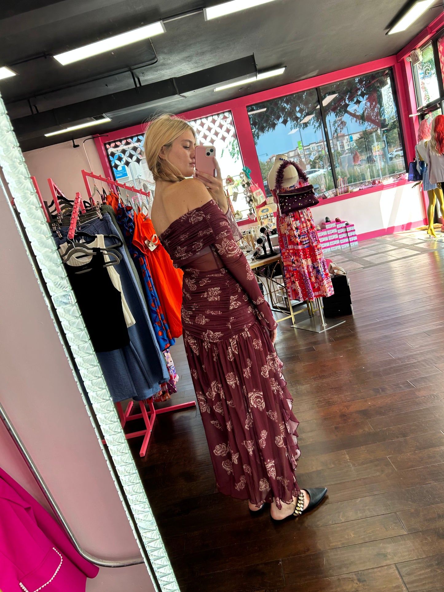 Midnight Garden Maxi Dress