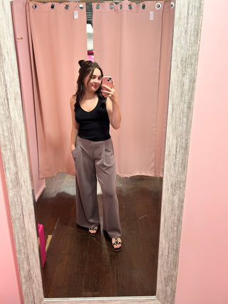 Luxe Anywhere Pants Pebble