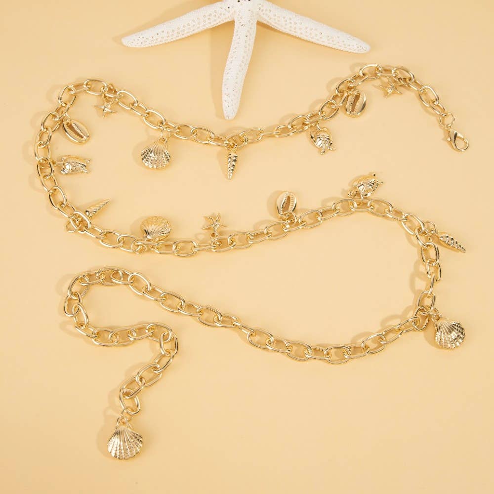 Sealife Chain Belt