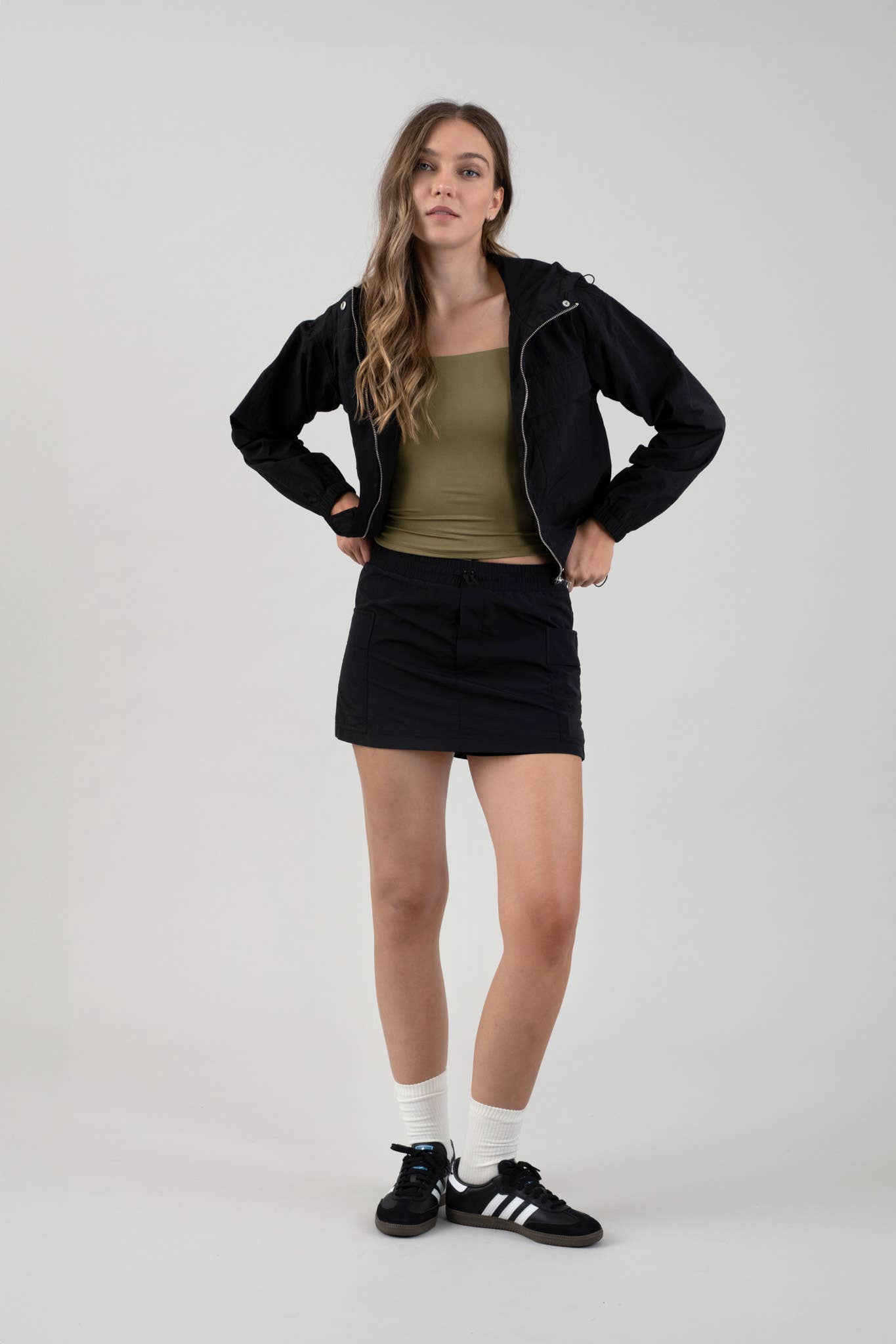 City Breeze Cropped Windbreaker