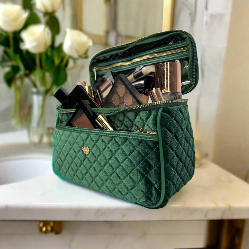 Classic Train Case Emerald