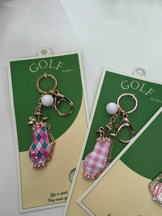 Golf Bag Bag Charm