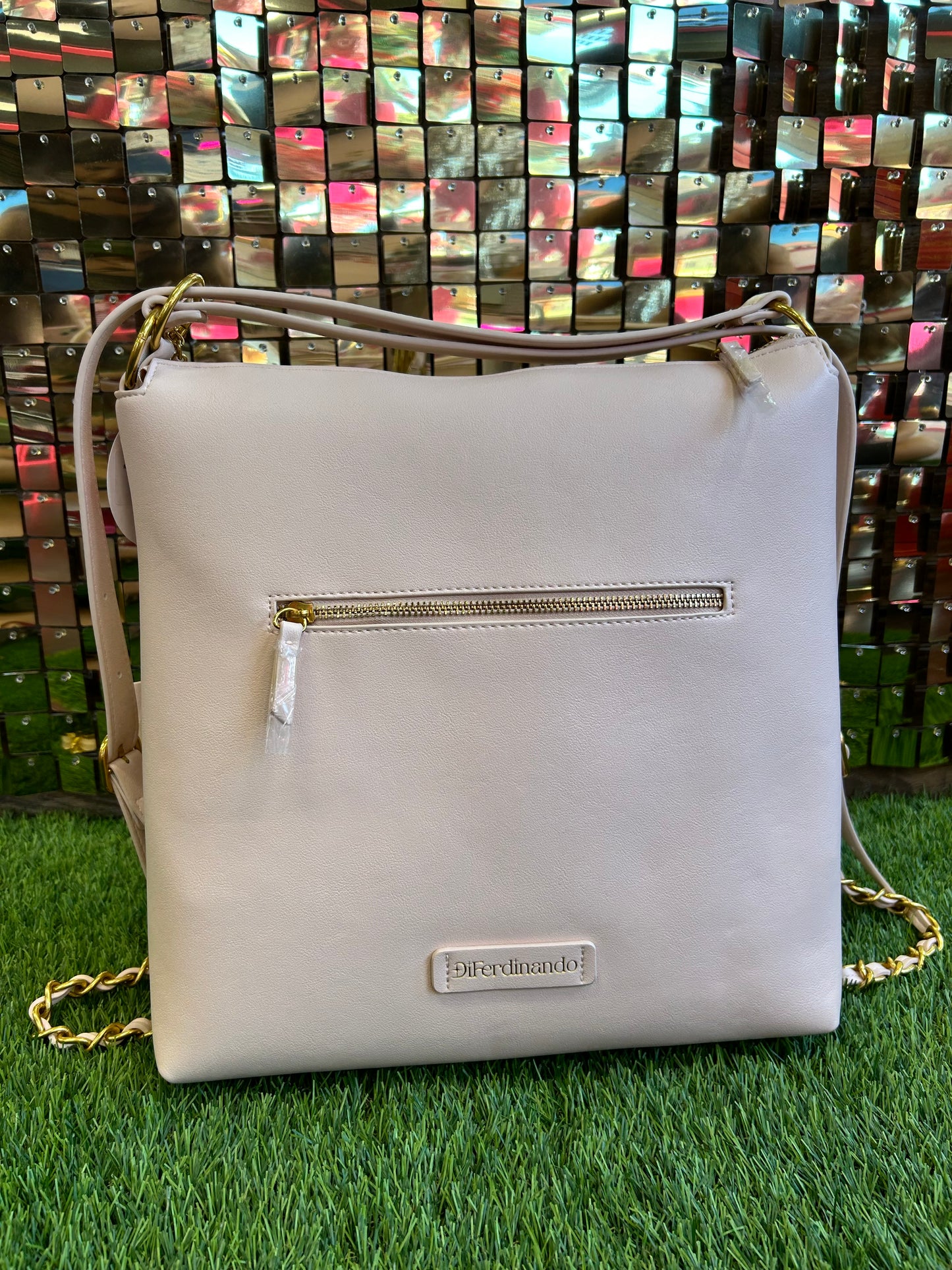 Ribbon Convertible Hobo Backpack