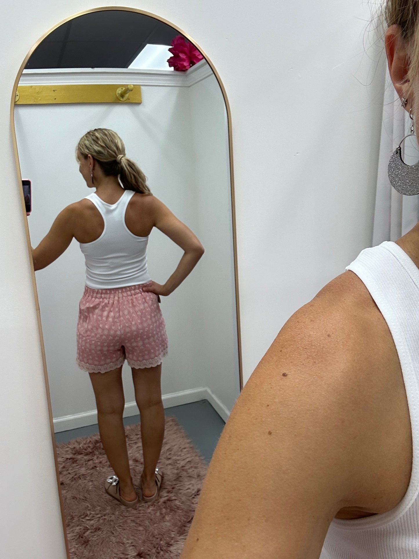Eyelet Shorts