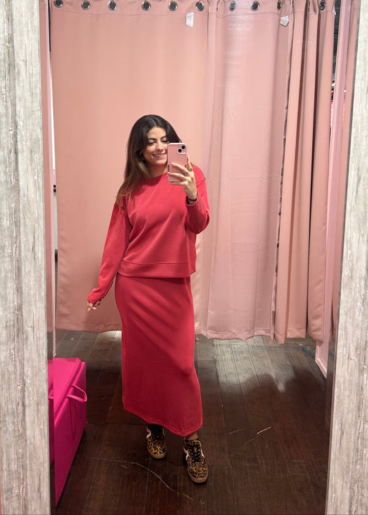 Luxe Sweatshirt Rose