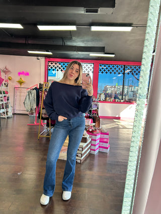 Off The Shoulder Sweatshirt