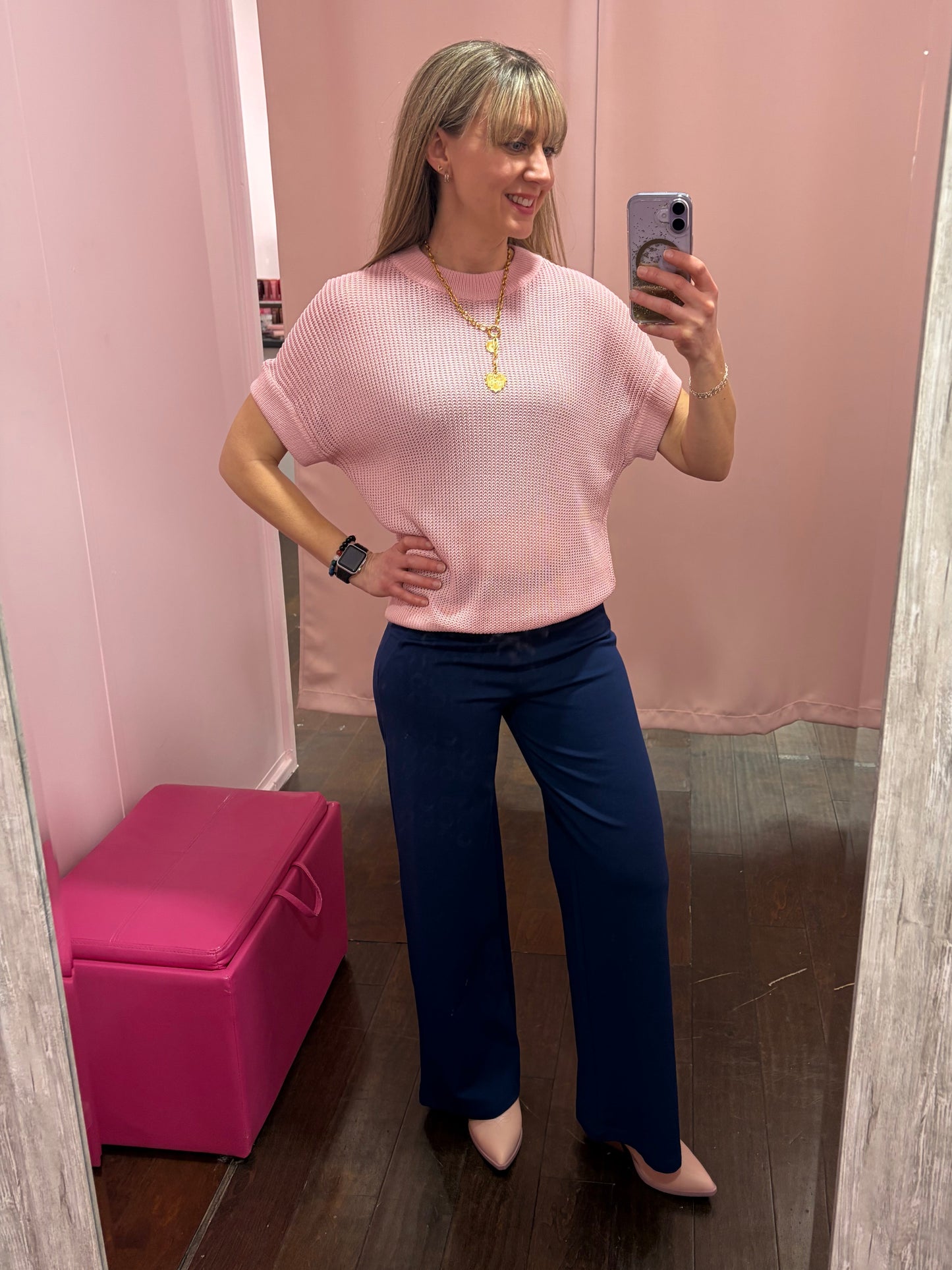 Essential Knit Top Blush