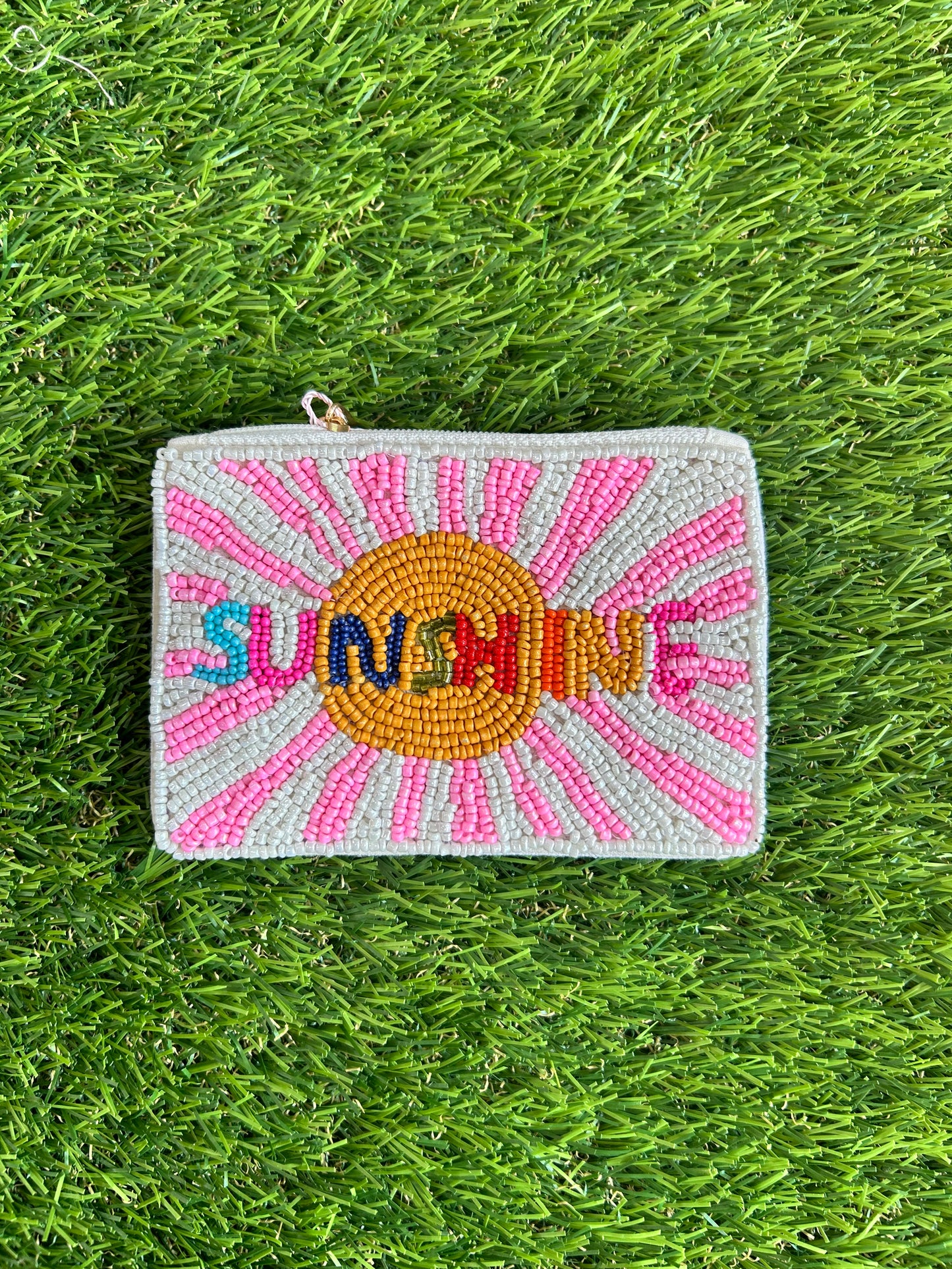 Sunshine Beaded Coin Purse
