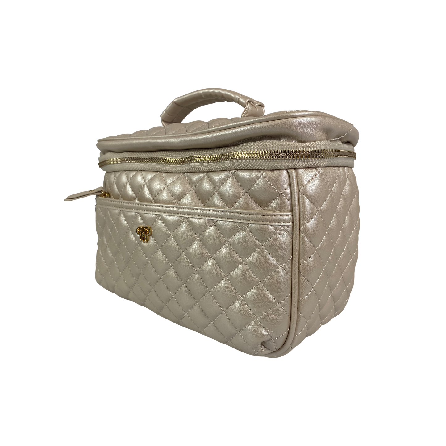 Train Case Pearl Quilted