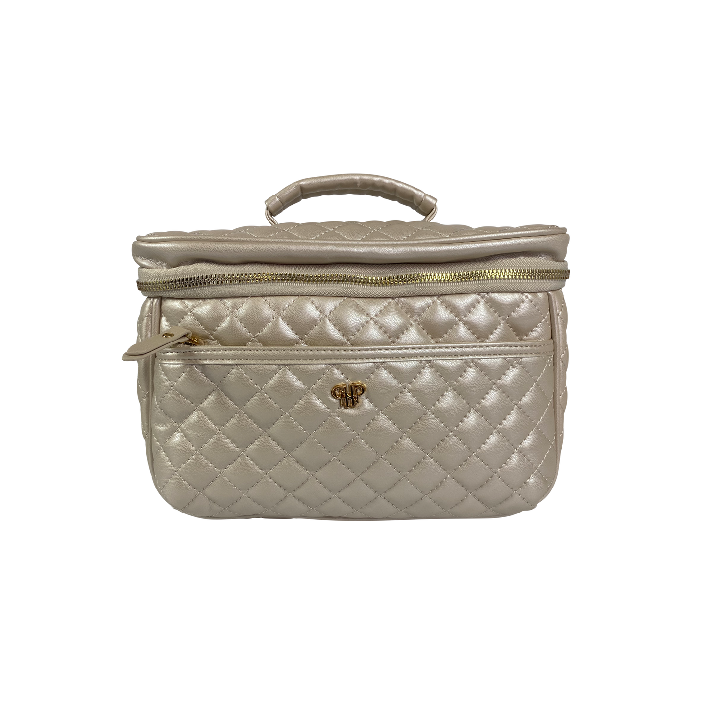 Train Case Pearl Quilted